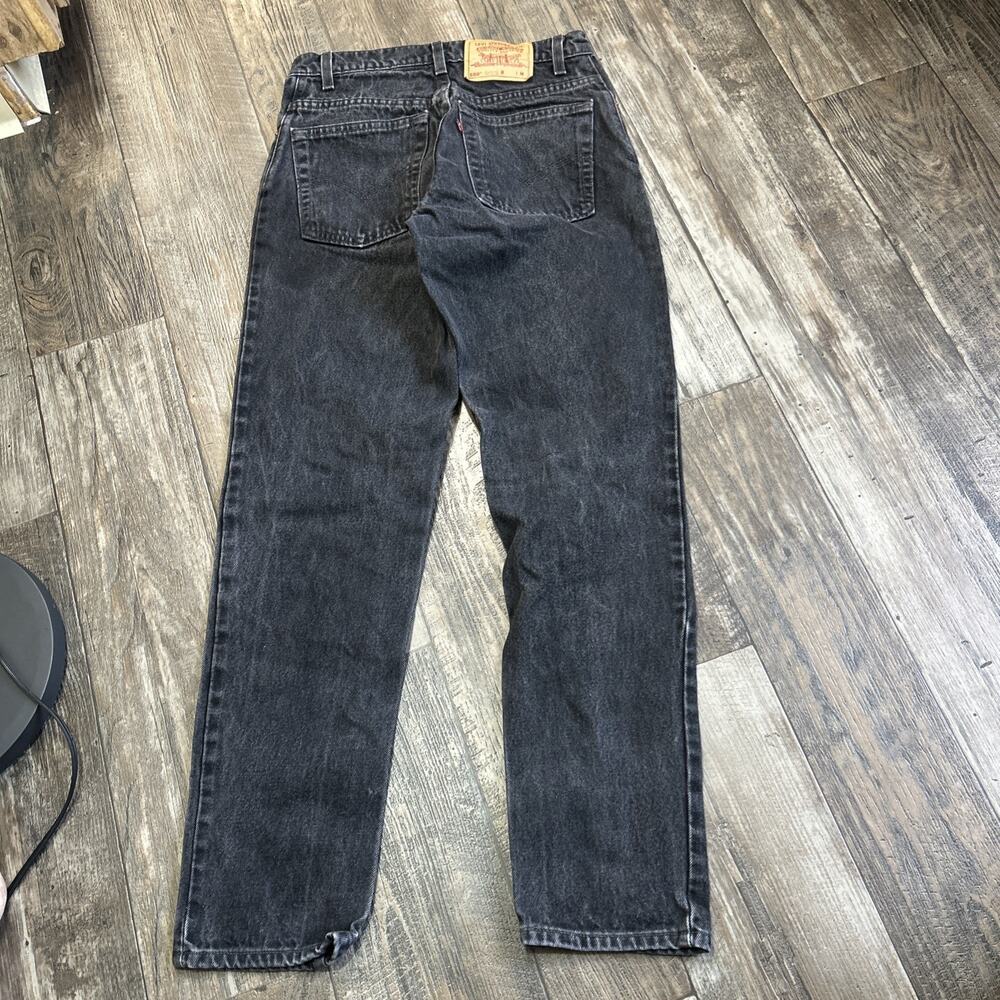 VNTG Levi's '97 550 Relaxed Tapered Leg Red Tab Made In USA Jeans 9 Jr M 28x30